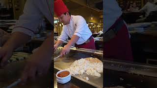 FUN HIBACHI DATE subscribe now! #hibachi #benihana #daily #familyfun #viral #viralvideo #kidsvideo