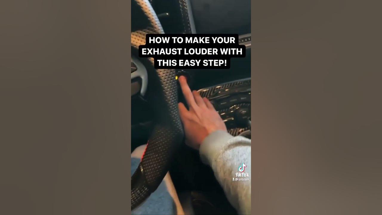How To Make your Exhaust Louder with this Easy Step 👀 - YouTube