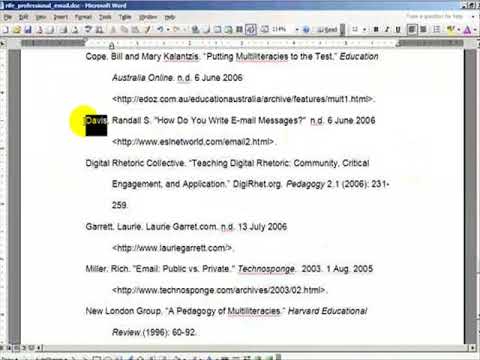 In text citation online essay