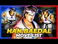 Han baedal move list  fight fever neo geo