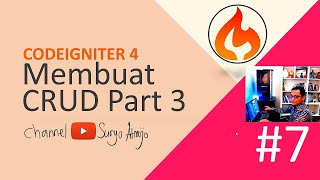 7. Tutorial Codeigniter 4, membuat CRUD Part 3