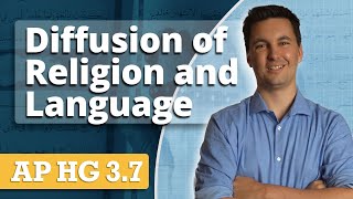 Diffusion of Religion & Language [AP Human Geography Review Unit 3 Topic 7]