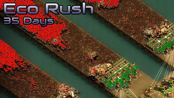They are Billions - Eco Rush - custom map - No pause
