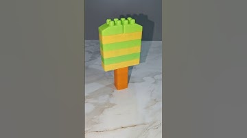 Building Blocks Icecream Candy 🍭| ASMR sound | Satisfying Diy #asmr #asmrsounds #shortvideo  #shorts