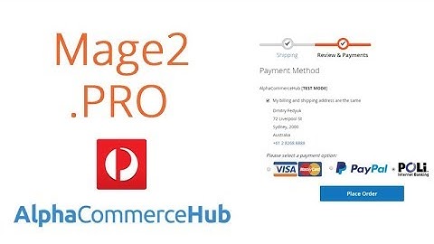 AlphaCommerceHub integration with Magento 2. A preliminary version (0.3.5)