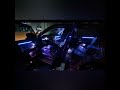 Luces LED de ambiente para coche 18 en 1, tira de luz acrílica LED Interio
