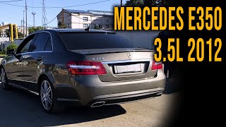 СОЧНЫЙ ВЫХЛОП на MERCEDES E350 3.5L 2012