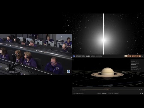 Cassini &#039;s Grand Finale - Eyes on the Solar System Real-time Simulation