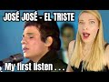 Vocal Coach/Musician Reacts: First Time Hearing José José - El Triste en vivo - In Depth Analysis!