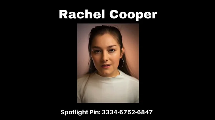 Rachel Cooper - Showreel (April 2022)