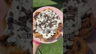 High Protein Oreo Cinnamon Rolls! Only 90 Calories!🍪🥐💪#food #shorts #highproteinrecipes
