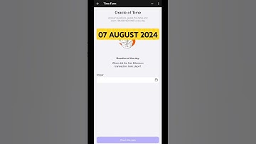 Time Farm Answer Today | Time Farm Oracle Of Time 7 August #timefarmanswer #7august #timefarm