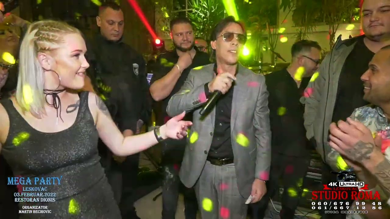 ZVONKO DEMIROVIC & ENERGY BEND SPLET - MEGA PARTY 2022 - STUDIO ROMA 4K IVICA LESKOVAC
