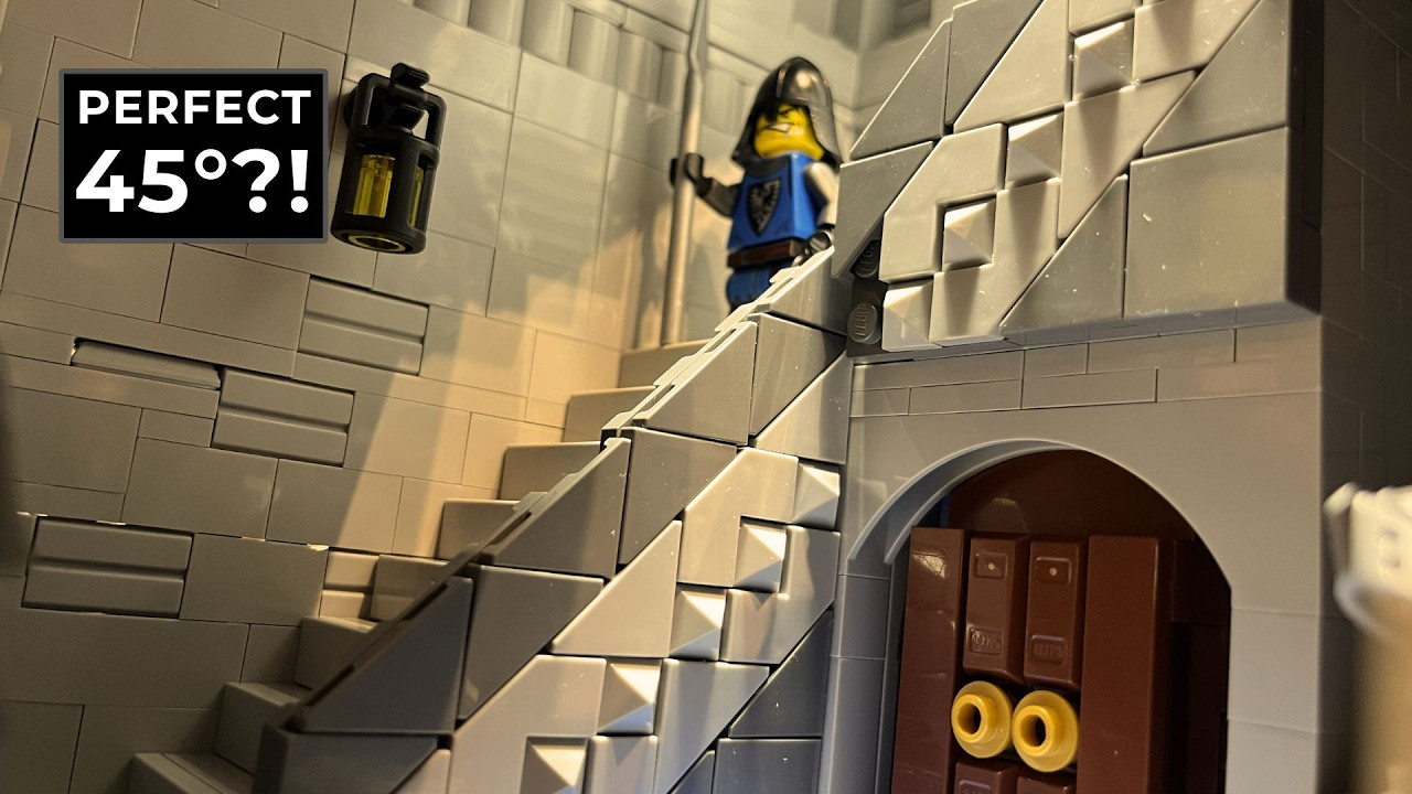 A 45° Staircase for the Officer’s Tower