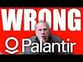 PALANTIR:  A MISTAKE....