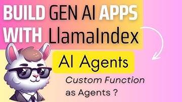 Master converting your custom Functions into an AI Agents in LlamaIndex !