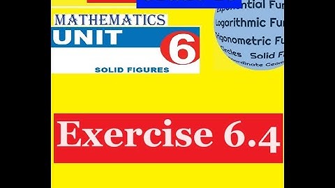 Mathematics Grade 10 Unit 6 Exercise 6.4@Girma21