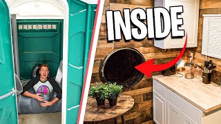 Ultimate Hidden Airbnb Inside A PortaPotty!
