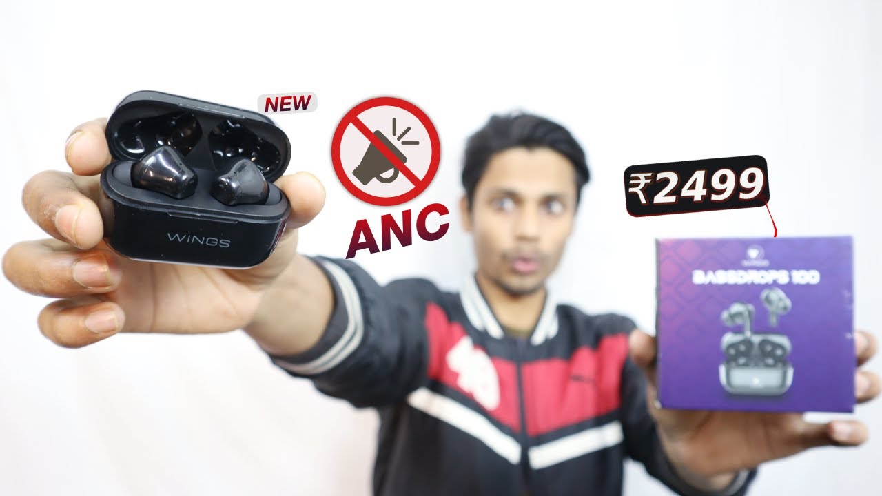Wings Bassdrops 100 ANC TWS | Best ANC TWS In Just 2500 Rupees| Budget Active Noise Cancellation TWS