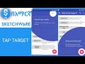 sketchware how to use tap target