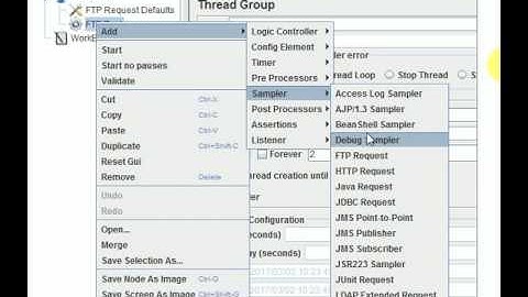 Apache JMeter - FTP Script