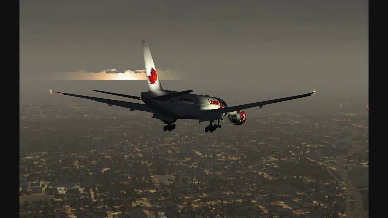 Canadian Xpress Boeing 777-200LR Landing Runway 30L Saint Louis (KSTL)