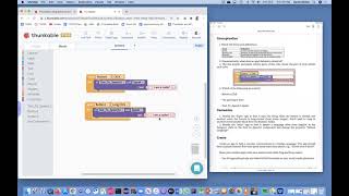 Code your app to respond to a long click in Thunkable