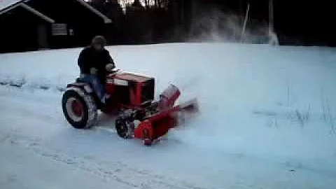 case 446 with snowblower