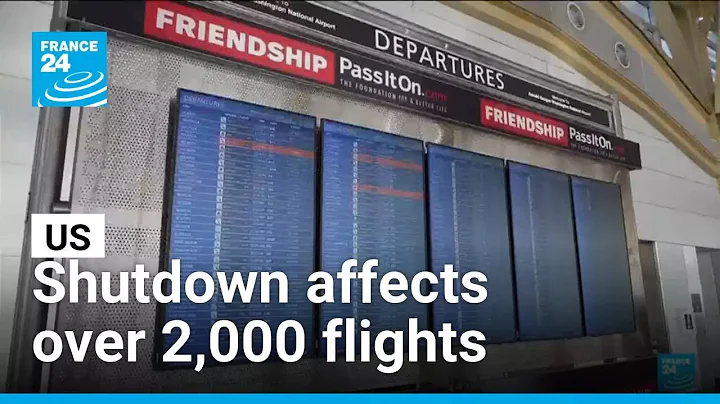 Shutdown in the US: Over 2,000 flights affected at major airports • FRANCE 24 English