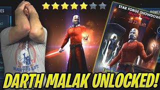 Darth Malak Unlocked! Light Side Strategy Guide! 2 Zetas/No Mission | Star Forge Showdown | SWGoH