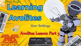 Avolites User Settings Avolites Kullanıcı Ayarları Part 3