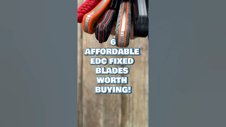 6 EDC Fixed Blades Under $100 Worth Buying! #edcknife #edc