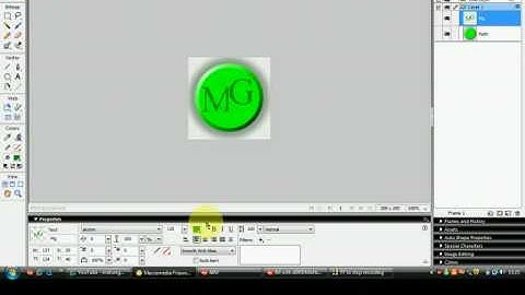 Macromedia Fireworks Tutorial | Making a Logo