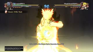 NARUTO SHIPPUDEN: Ultimate Ninja STORM 4 online fight sasuke vs minito team fight. screenshot 3