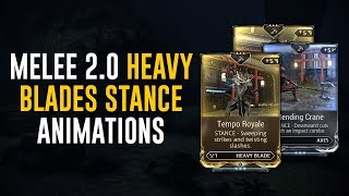 Heavy Blade Stances & Animations - Melee 2.0 (Warframe)