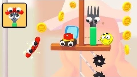 FORK N SAUSAGE | ⚙Latest UPDATE!! All levels Gameplay [Android iOS]