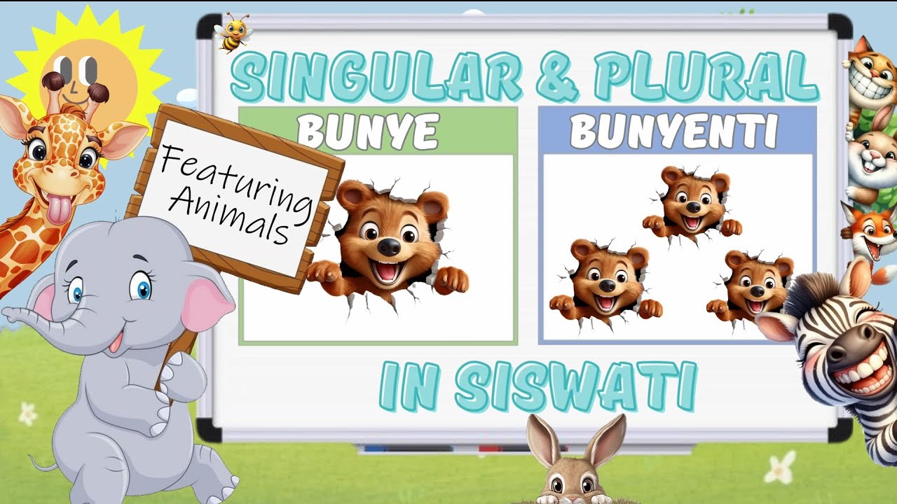 Singular and Plural nouns | in Siswati🇸🇿