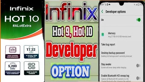 infinix x682b developer options ll infinix hot 10 developer options sattngs