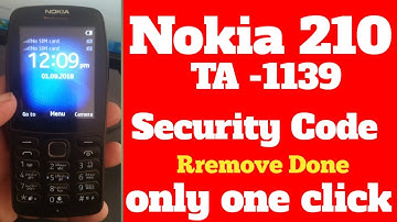 Nokia 210 TA  1139 Security Code Rremove Done only one click