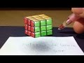 Comment dessiner un Rubik's cube 3D - Illusion [Tutoriel]