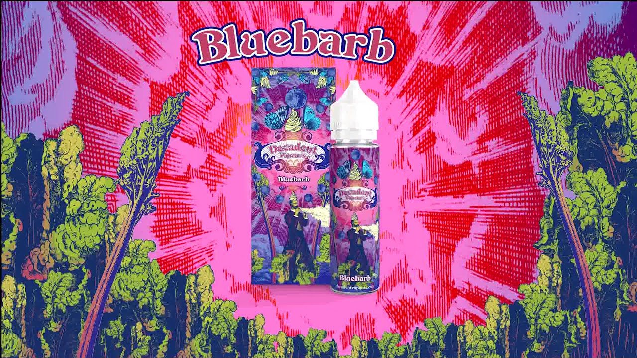 Bluebarb E-liquid from Decadent Vapours