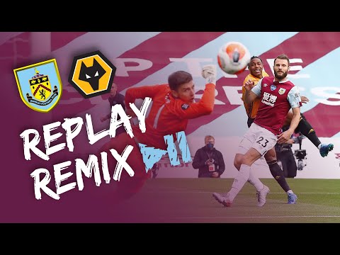 LATE PENALTY SHARES POINTS | REPLAY REMIX | Burnley v Wolves 2019/20