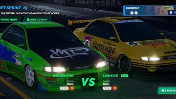 Drift sprint race vs Bengbunho, Static Shift Racing Gameplay