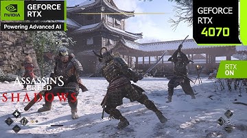 Assassin’s Creed Shadows | RTX 4070 4K, 1440p, 1080p DLSS 4 FG | i7 14700F | PC Performance
