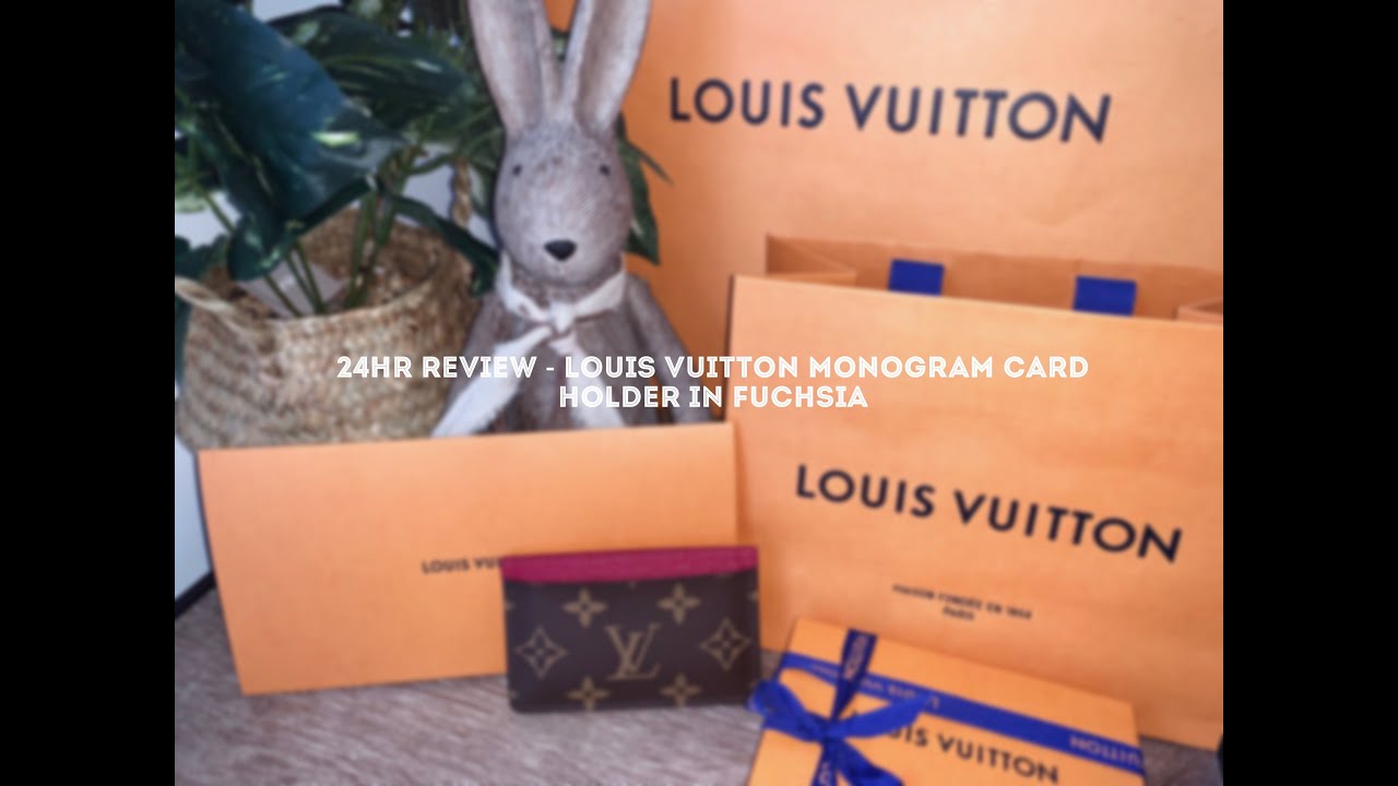 24hr Review On The Louis Vuitton Monogram Card Holder In Fuchsia 