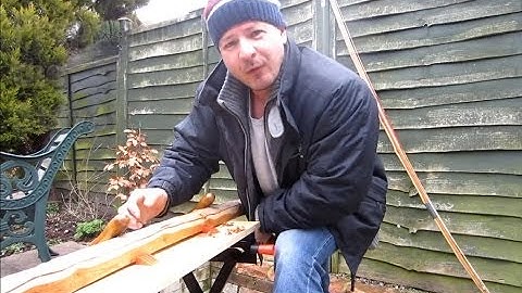 Making the Self Yew Longbow Part 1 - Preparing the Stave