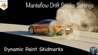Blender Tutorial || Car Drift Smoke | Mantaflow | Skid marks | Dynamic Paint screenshot 5