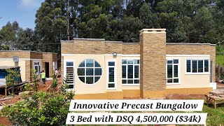 29-Year-Old Kenyan Builds 3-Bedroom Precast Bungalow with DSQ @4,500,000 In Kangari Murang'a County