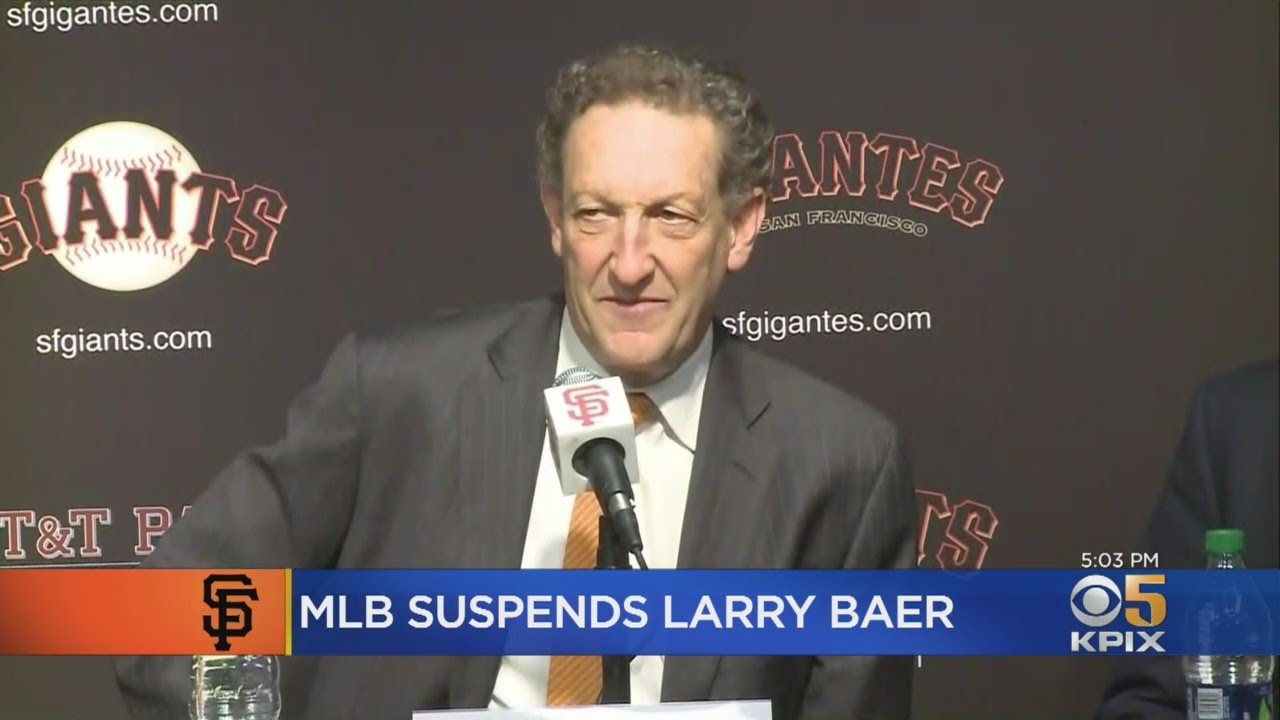 Giants CEO Larry Baer Suspended By MLB Following Altercation With Wife - YouTube