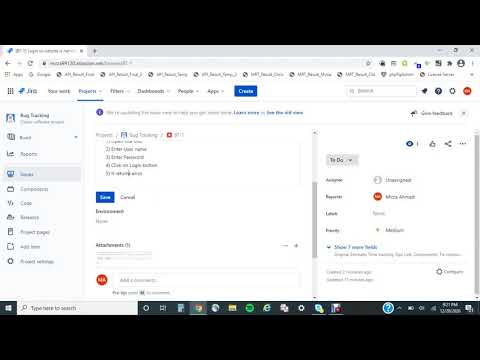 Quick overview of Bug Tracking in Jira